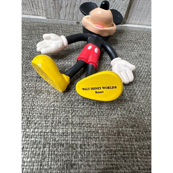 Walt Disney World Resort Mickey Mouse Figure 2006 Plastic Collectible Toy 4" - Picture 3 of 5